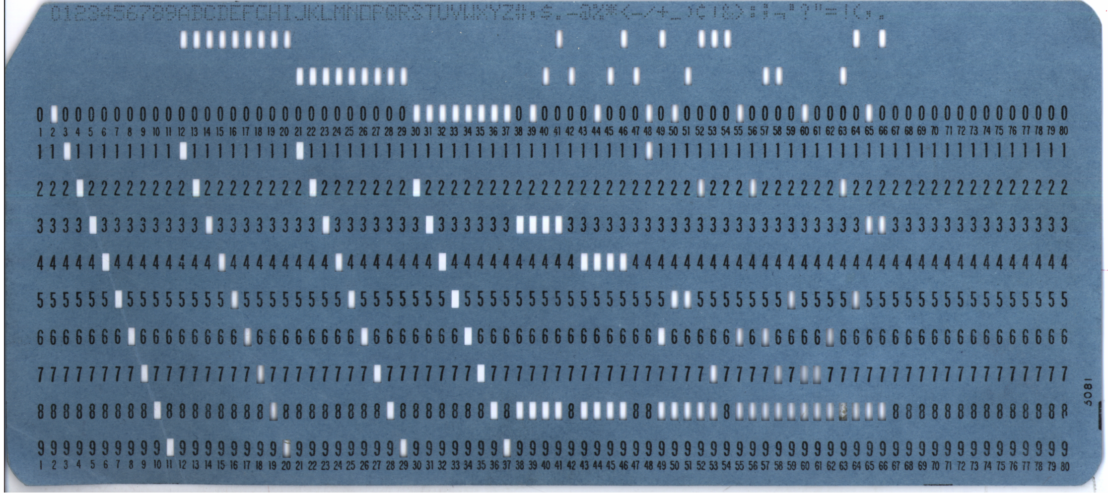 punch card