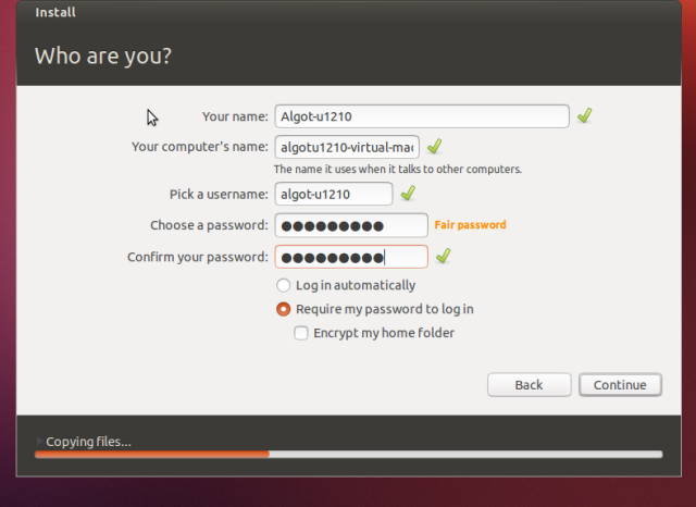 Installing Ubuntu 7