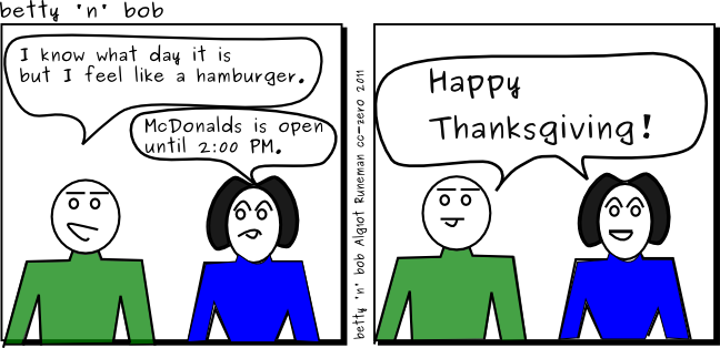 cartoon: Thanksgiving