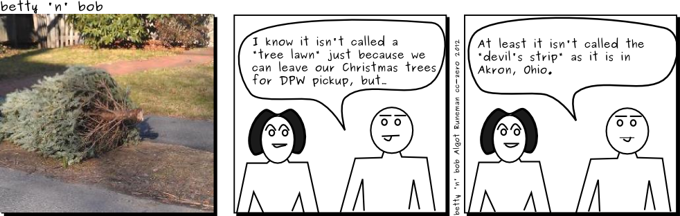 cartoon: tree lawn