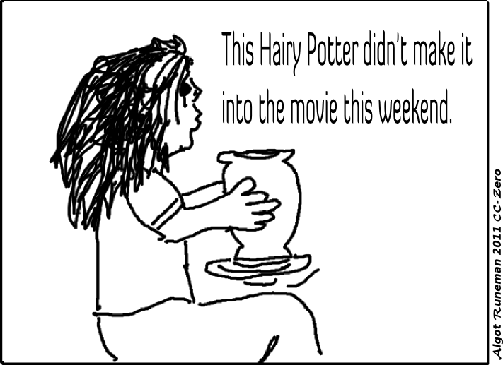 cartoon: hairy potter