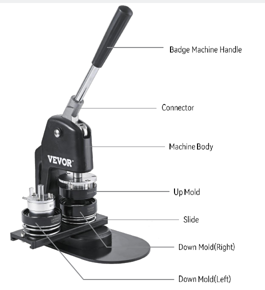 Vevor button maker