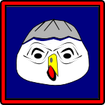bird head in color