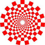 spiral optical illusion