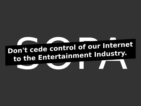 image: Stop Online Privacy Act - Protest