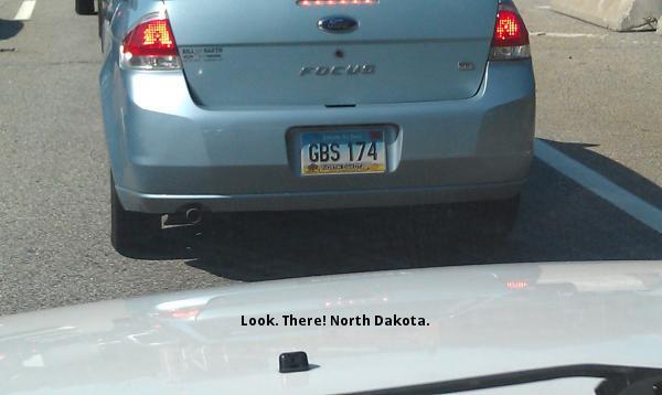There it was! North Dakota #49, right in front of me