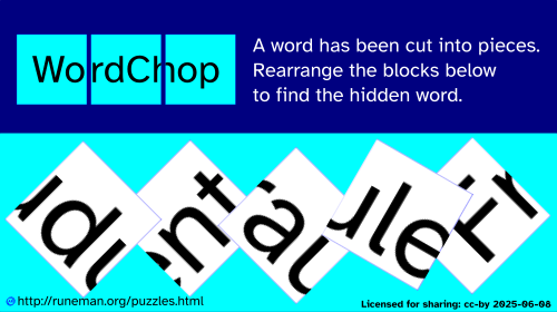 wordchop puzzle