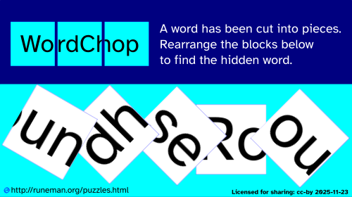 wordchop puzzle