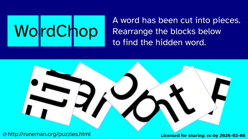 wordchop puzzle