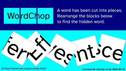 wordchop puzzle
