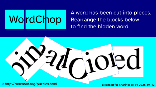 wordchop puzzle