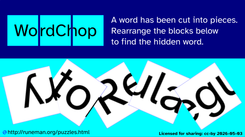 wordchop puzzle