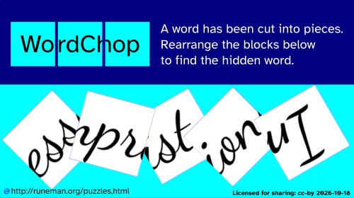 wordchop puzzle