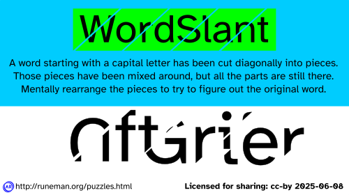 wordslant puzzle
