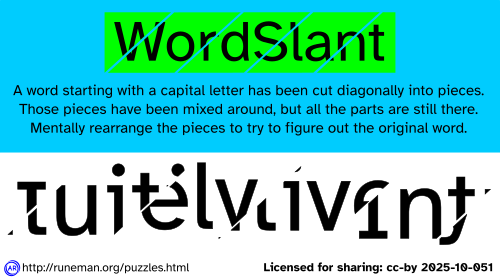 wordslant puzzle