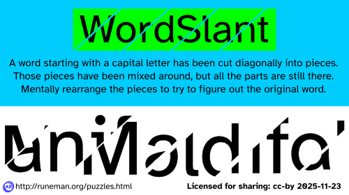 wordslant puzzle