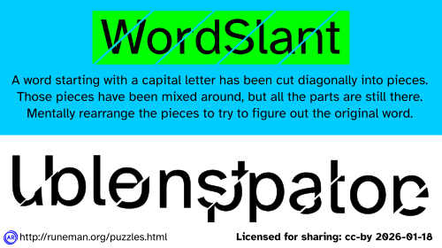 wordslant puzzle