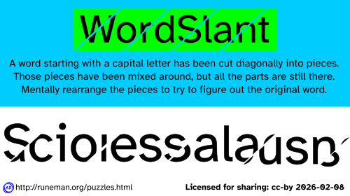 wordslant puzzle