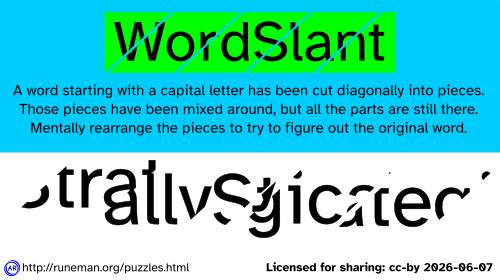 wordslant puzzle