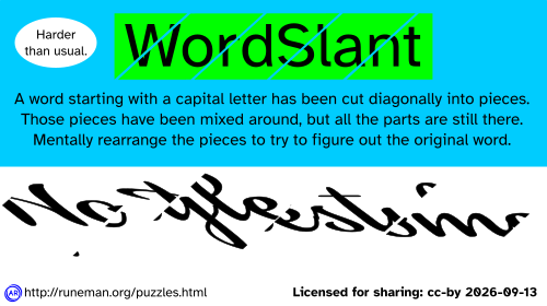 wordslant puzzle