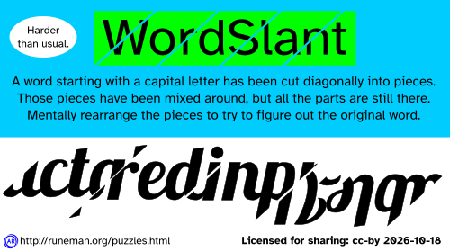wordslant puzzle